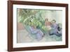 Under the Chestnut Tree, 1912-Carl Larsson-Framed Premium Giclee Print