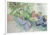 Under the Chestnut Tree, 1912-Carl Larsson-Framed Giclee Print