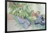 Under the Chestnut Tree, 1912-Carl Larsson-Framed Giclee Print