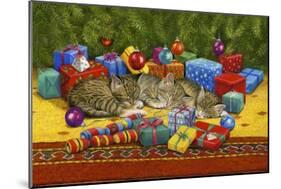 Under the Christmas Tree-Janet Pidoux-Mounted Giclee Print