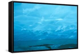 Under the Glacier, Perito Moreno, Argentina, South America-Mark Chivers-Framed Stretched Canvas