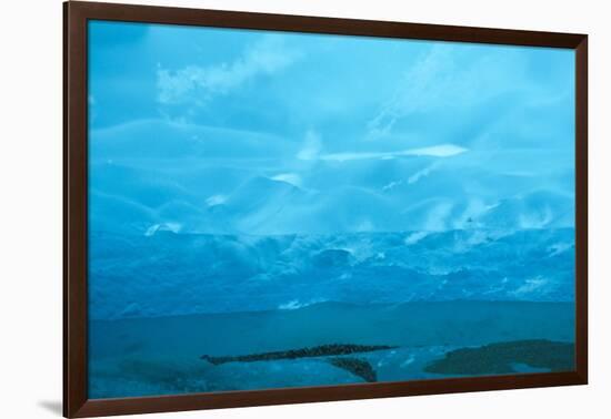 Under the Glacier, Perito Moreno, Argentina, South America-Mark Chivers-Framed Photographic Print