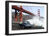 Under the Golden Gate Bridge, San Francisco-Gasoline Images-Framed Giclee Print