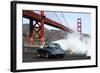 Under the Golden Gate Bridge, San Francisco-Gasoline Images-Framed Giclee Print