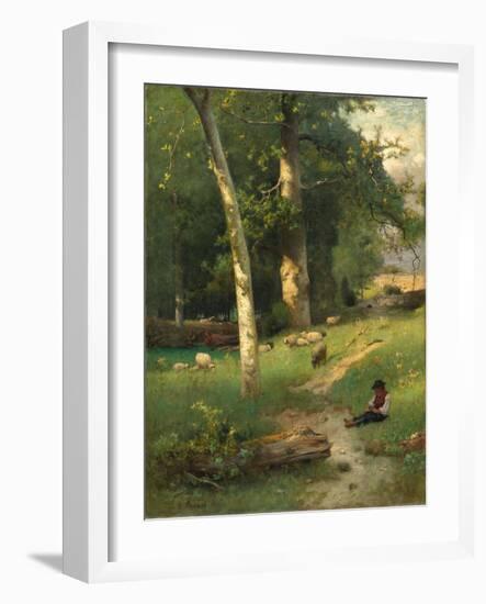 Under the Greenwood, 1881-George Jnr. Inness-Framed Giclee Print