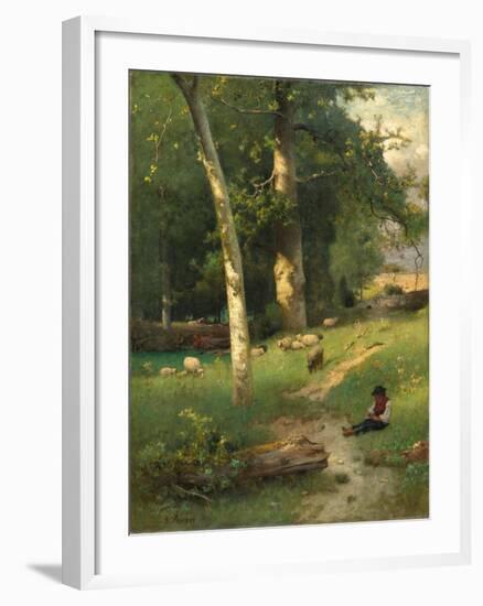 Under the Greenwood, 1881-George Jnr. Inness-Framed Giclee Print