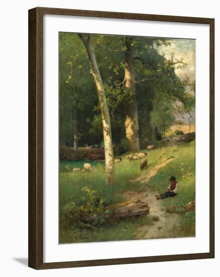 Under the Greenwood, 1881-George Jnr. Inness-Framed Giclee Print