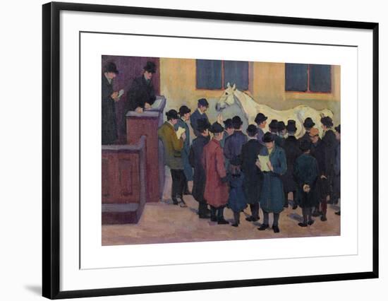 Under the Hammer c.1913-Robert Polhill Bevan-Framed Premium Giclee Print