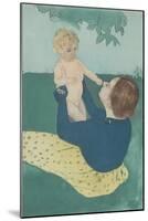 Under the Horse-Chestnut Tree, 1895-Mary Cassatt-Mounted Art Print