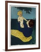 Under the Horse Chestnut Tree, C1898-Mary Cassatt-Framed Giclee Print