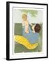 Under the Horse-Chestnut Tree-Mary Cassatt-Framed Giclee Print