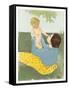 Under the Horse-Chestnut Tree-Mary Cassatt-Framed Stretched Canvas