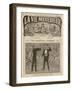 Under the Influence of a Hypnotist a Respectable Frenchman Removes His Toupee-null-Framed Art Print