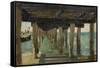 Under the Jetty-Henry Scott Tuke-Framed Stretched Canvas