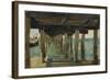 Under the Jetty-Henry Scott Tuke-Framed Giclee Print