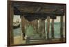 Under the Jetty-Henry Scott Tuke-Framed Giclee Print