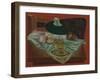 Under the Lamp; Sous La Lampe, 1925 (Oil on Canvas)-Juan Gris-Framed Giclee Print