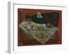 Under the Lamp; Sous La Lampe, 1925 (Oil on Canvas)-Juan Gris-Framed Giclee Print