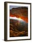 Under The Mesa Arch, Canyon lands Moab Utah-Vincent James-Framed Photographic Print