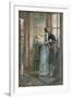 Under the Mistletoe-Edward Frederick Brewtnall-Framed Giclee Print