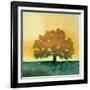 Under the Oak II-Julia Purinton-Framed Art Print