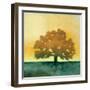 Under the Oak II-Julia Purinton-Framed Art Print