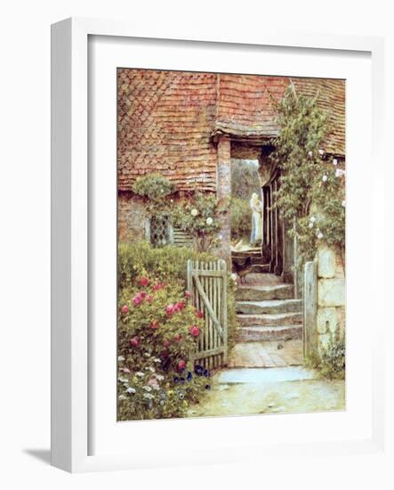 Under the Old Malthouse, Hambledon, Surrey-Helen Allingham-Framed Giclee Print