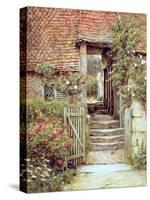 Under the Old Malthouse, Hambledon, Surrey-Helen Allingham-Stretched Canvas