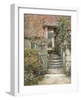 Under the Old Malthouse, Hambledon, Surrey-Helen Allingham-Framed Giclee Print