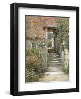 Under the Old Malthouse, Hambledon, Surrey-Helen Allingham-Framed Premium Giclee Print