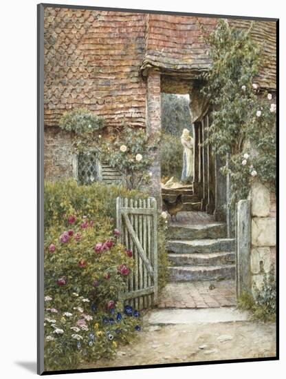 Under the Old Malthouse, Hambledon, Surrey-Helen Allingham-Mounted Giclee Print