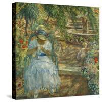 Under the Palm Trees; Sous les Palmiers-Henri Lebasque-Stretched Canvas