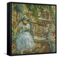 Under the Palm Trees; Sous Les Palmiers-Henri Lebasque-Framed Stretched Canvas