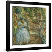 Under the Palm Trees; Sous Les Palmiers-Henri Lebasque-Framed Giclee Print