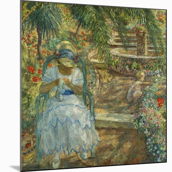 Under the Palm Trees; Sous Les Palmiers-Henri Lebasque-Mounted Giclee Print