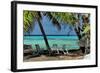 Under the Palm Trees-Jan Michael Ringlever-Framed Art Print