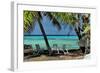 Under the Palm Trees-Jan Michael Ringlever-Framed Art Print