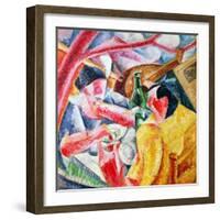 Under the Pergola at Naples, 1914-Umberto Boccioni-Framed Giclee Print