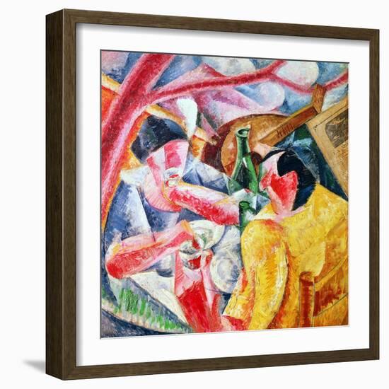 Under the Pergola at Naples, 1914-Umberto Boccioni-Framed Giclee Print