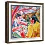 Under the Pergola at Naples, 1914-Umberto Boccioni-Framed Giclee Print