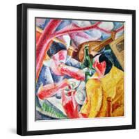 Under the Pergola at Naples, 1914-Umberto Boccioni-Framed Giclee Print