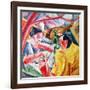 Under the Pergola at Naples, 1914-Umberto Boccioni-Framed Giclee Print