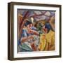 Under the Pergola in Naples or under the Pergola (Sotto Il Pergolato a Napoli O Sotto La Pergola)-Umberto Boccioni-Framed Giclee Print