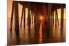 Under the Pier-Michael Blanchette-Mounted Photographic Print