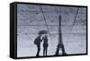 Under the Rain in Paris-Philippe-M-Framed Stretched Canvas