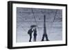 Under the Rain in Paris-Philippe-M-Framed Photographic Print