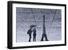 Under the Rain in Paris-Philippe-M-Framed Photographic Print