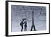 Under the Rain in Paris-Philippe-M-Framed Photographic Print