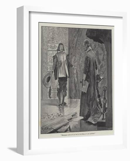 Under the Red Robe-Richard Caton Woodville II-Framed Giclee Print