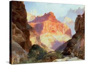 Under the Red Wall, Grand Canyon of Arizona, 1917-Moran-Stretched Canvas